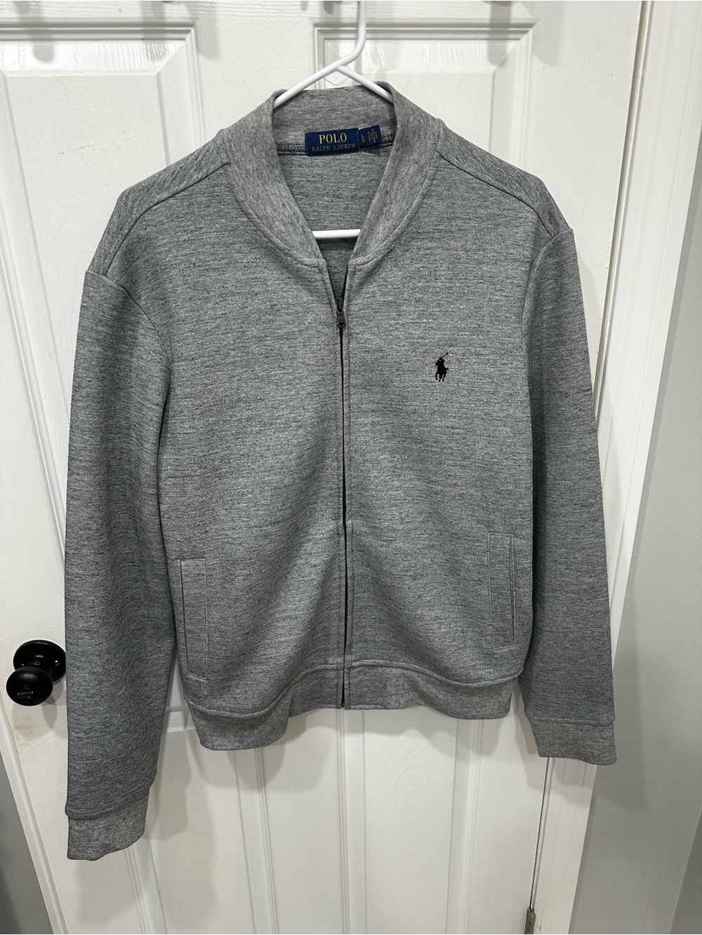 Ralph Lauren Gray Zip-Front Men’s Sweater Jacket